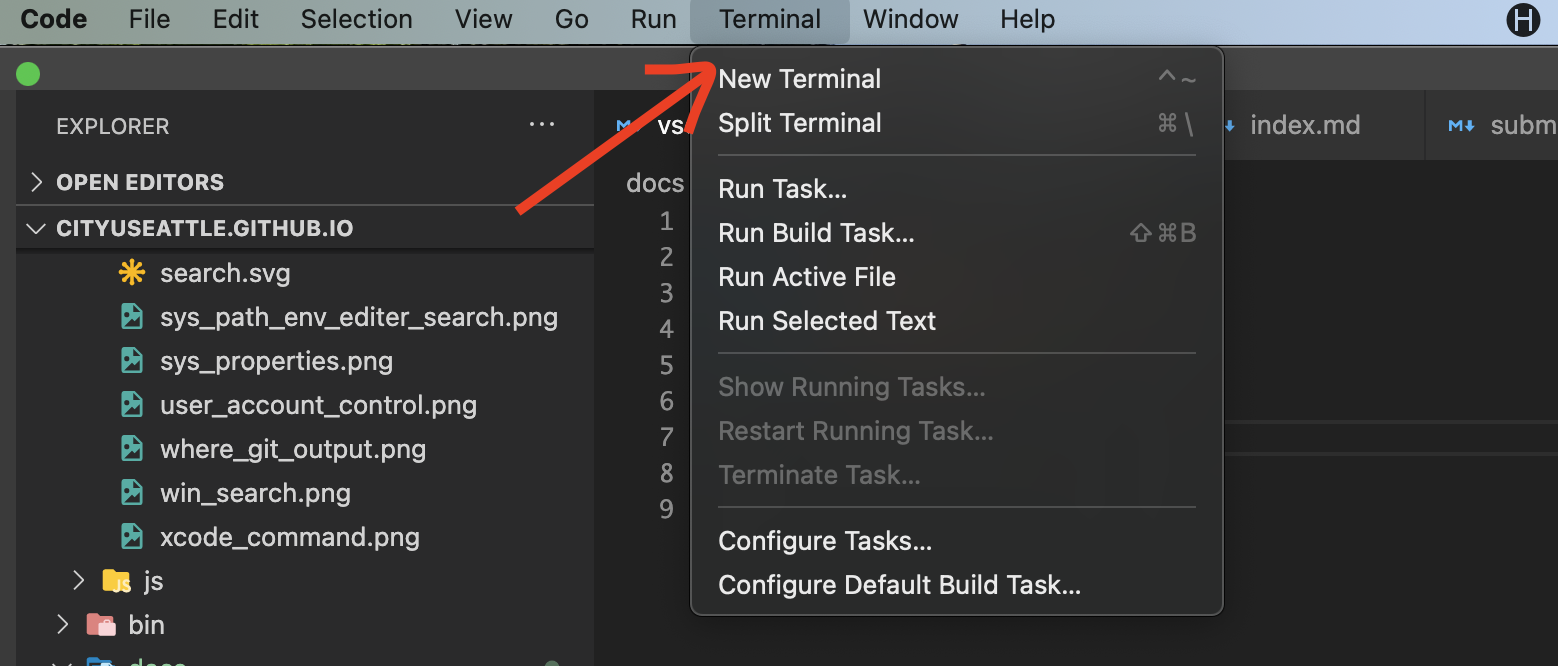 New Terminal In Vs Code