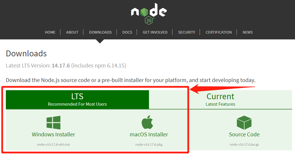 nodejs_download_page